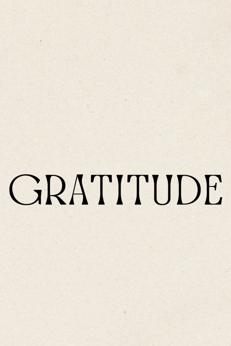 GRATITUDE